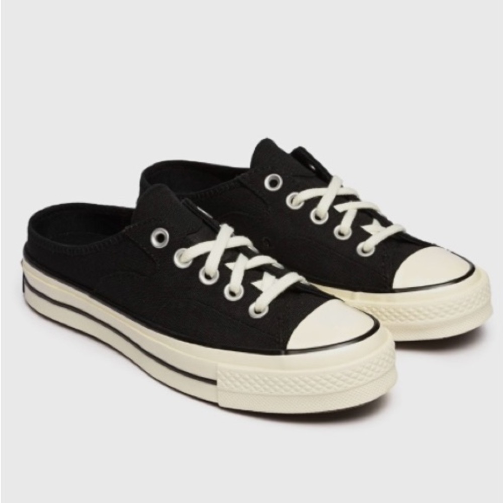 NEW Women’s CONVERSE Chuck Taylor All Star 70 Black Mule Slip On Sz 8.5